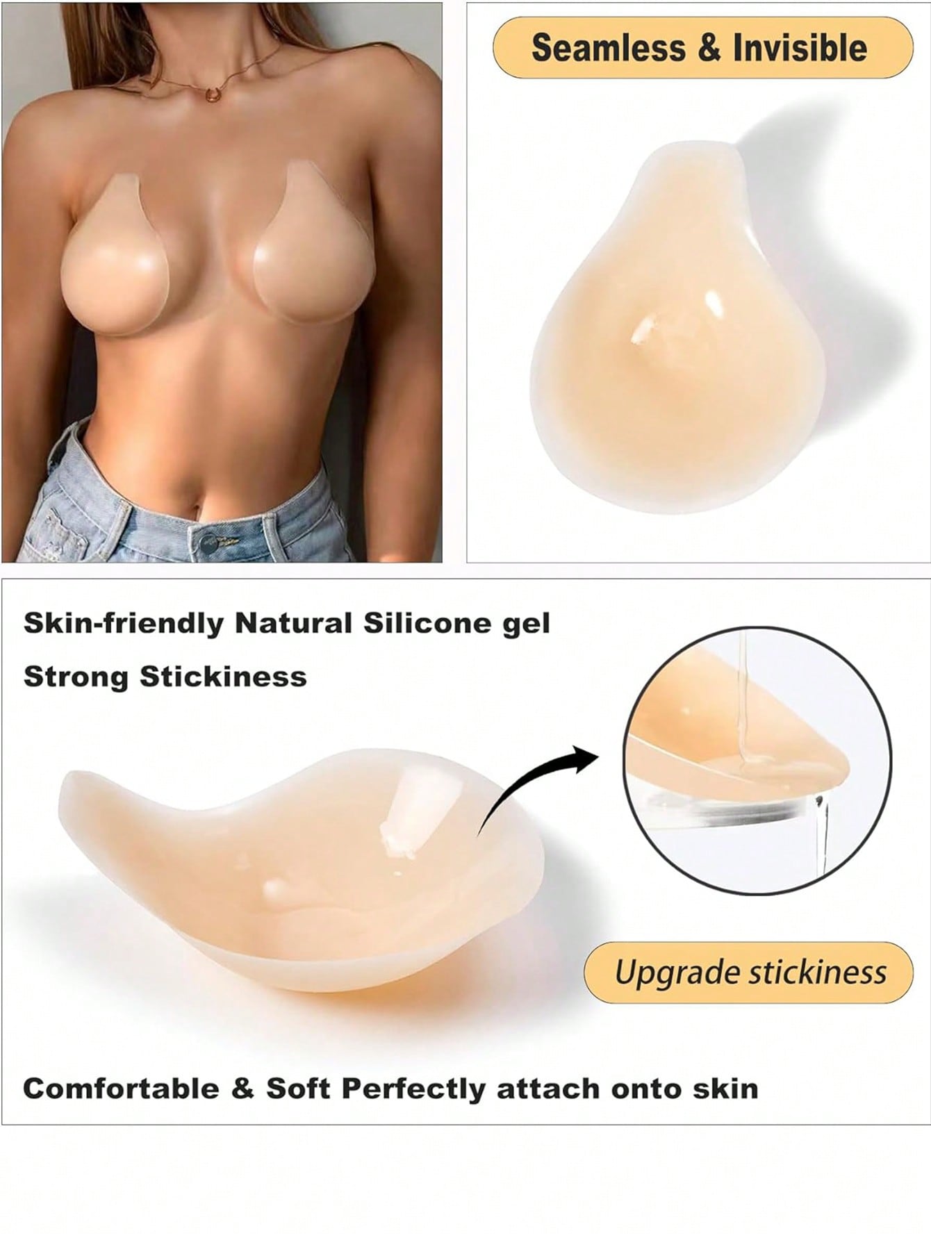 1 Pair Added Lift Nipple Cover - огляд і ціна Nipple Cover Pasties