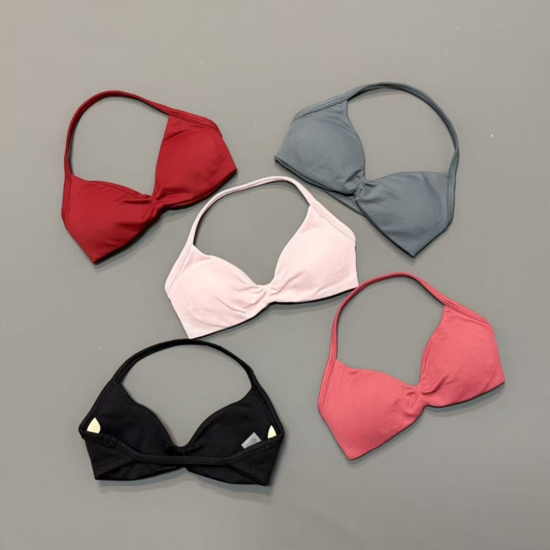 Women Halter Sports Bra V-Neck - огляд і ціна Sports Bra High Impact