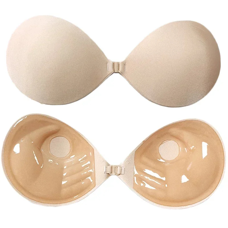 1/2PCS Palm Push Up Invisible  - огляд і ціна Silicone Bra Adhesive