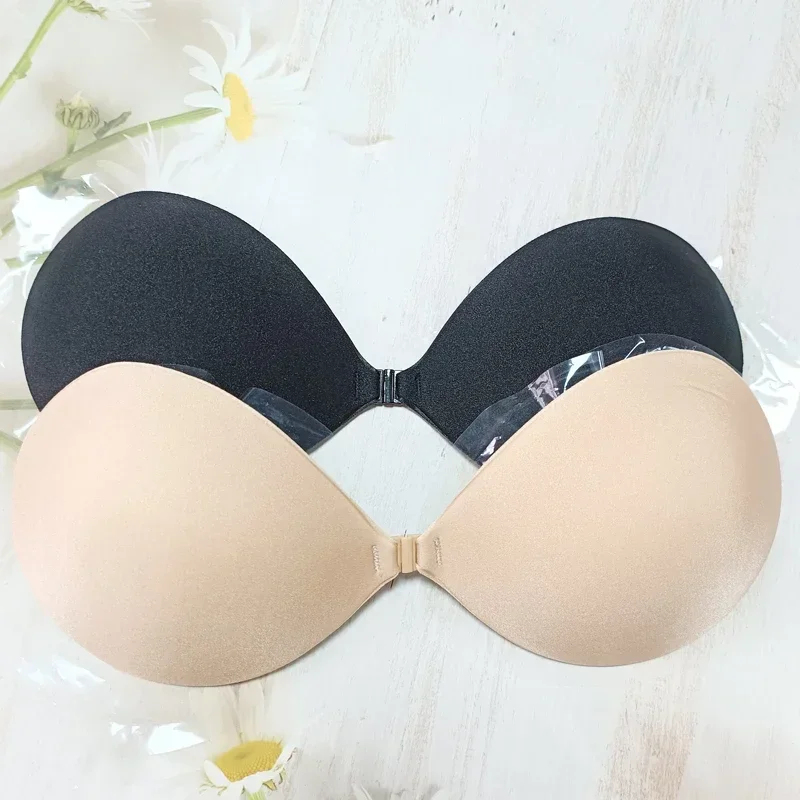1/2PCS Palm Push Up Invisible  - огляд і ціна Silicone Bra Adhesive