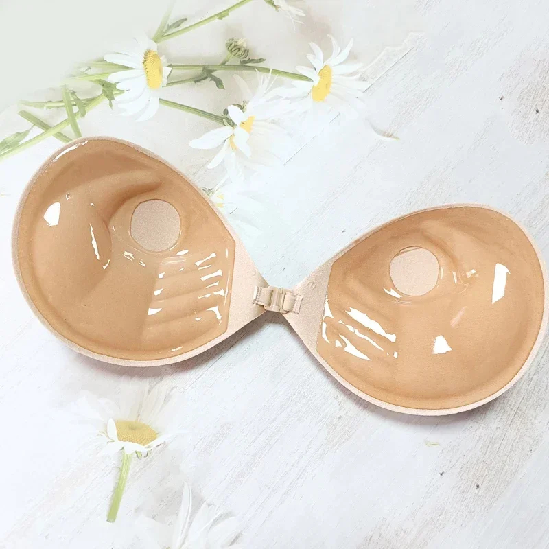1/2PCS Palm Push Up Invisible  - огляд і ціна Silicone Bra Adhesive